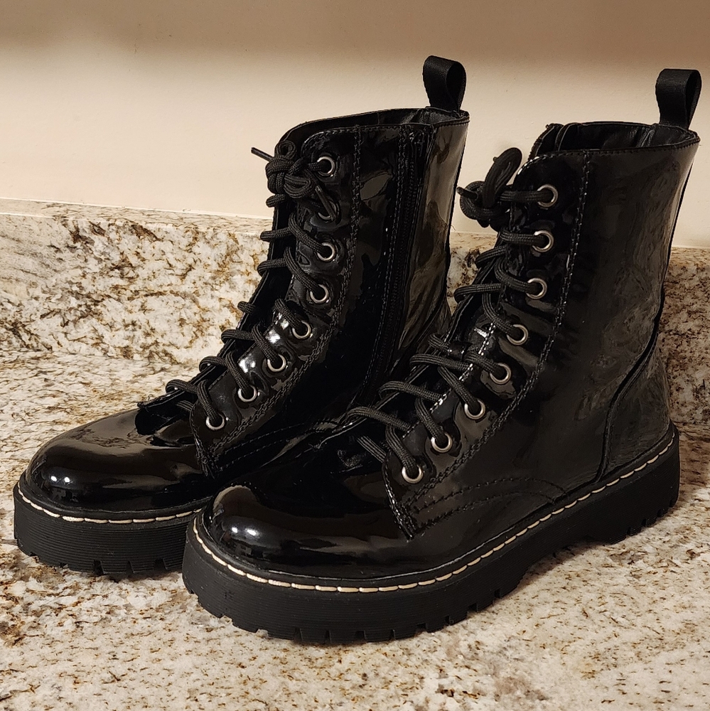 Black Combat Boots